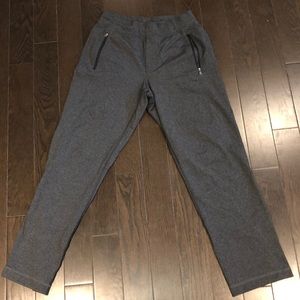 Dark grey lightweight Lululemon sweatpants